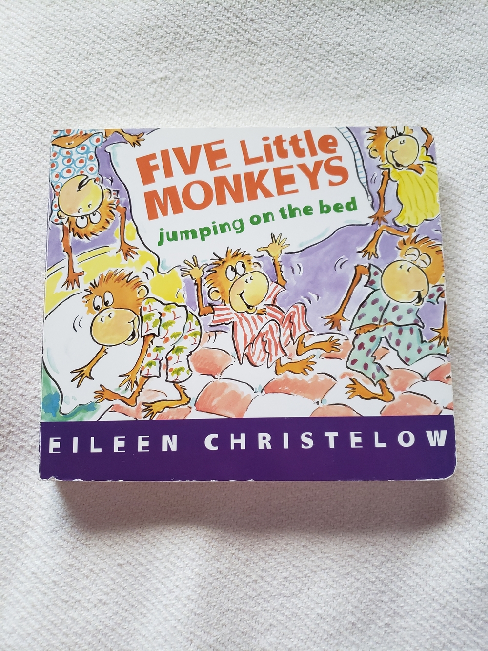 Five Little Monkeys Jumping on the Bed Children's Board Book